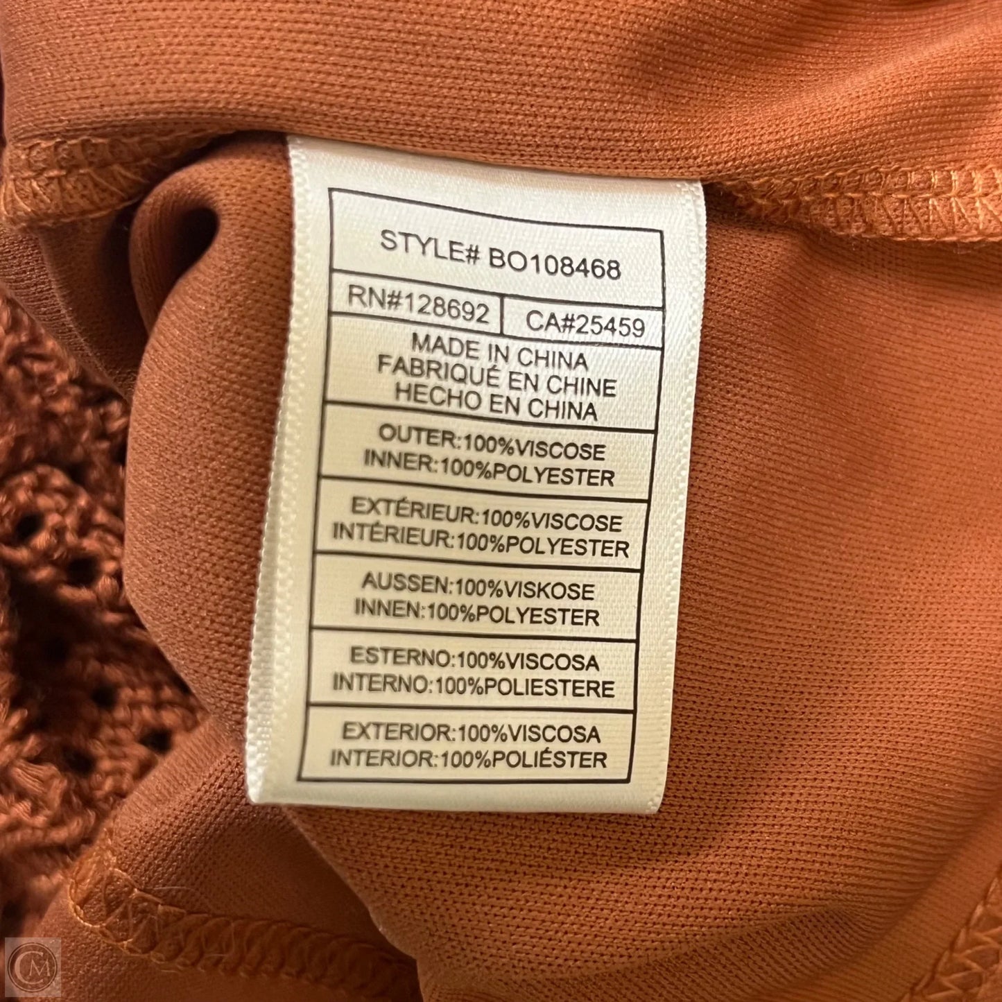 Dress Casual Midi By Steve Madden In Orange, Size: L