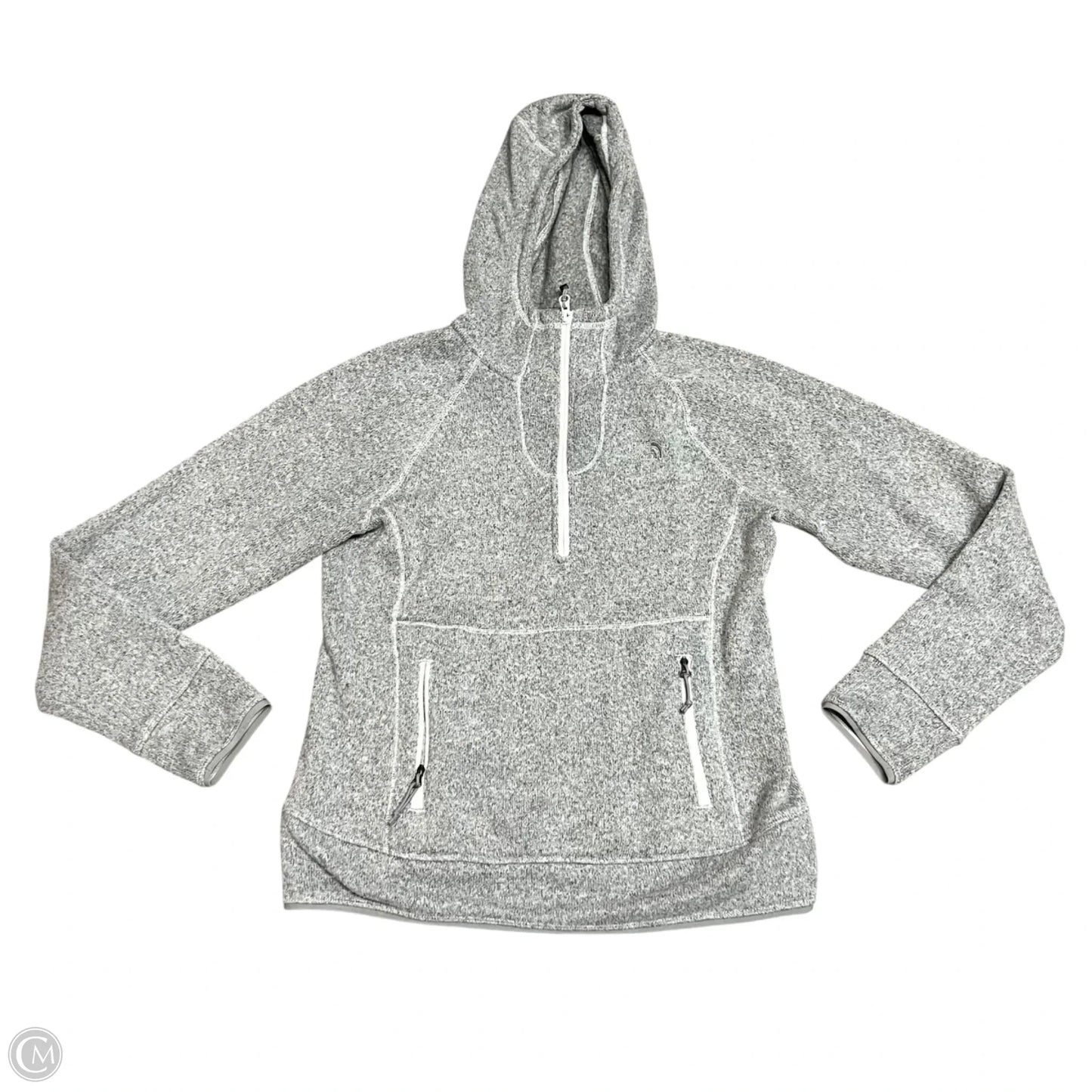 Sweatshirt Hoodie By The North Face In Grey, Size: S
