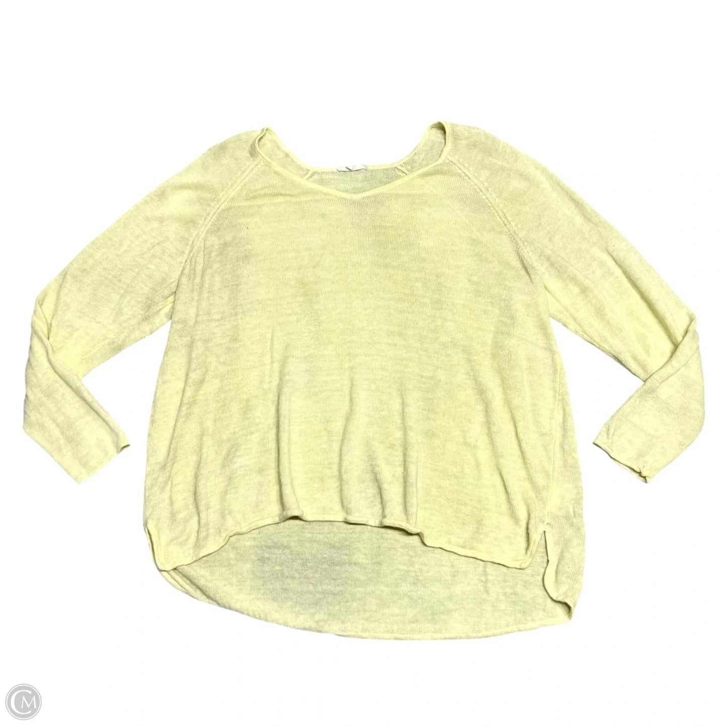 Sweater By Eileen Fisher In Yellow, Size: 2x