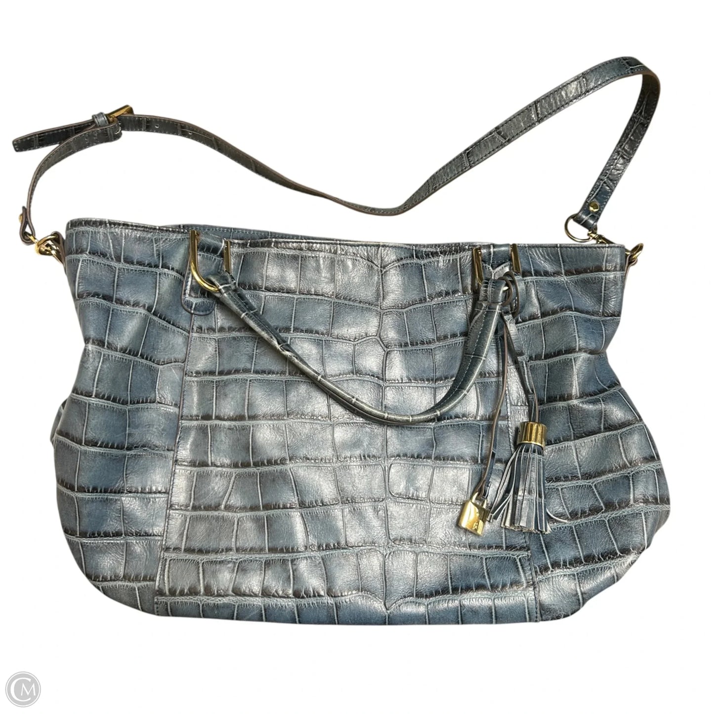 Handbag Leather By Gilli, Size: Large