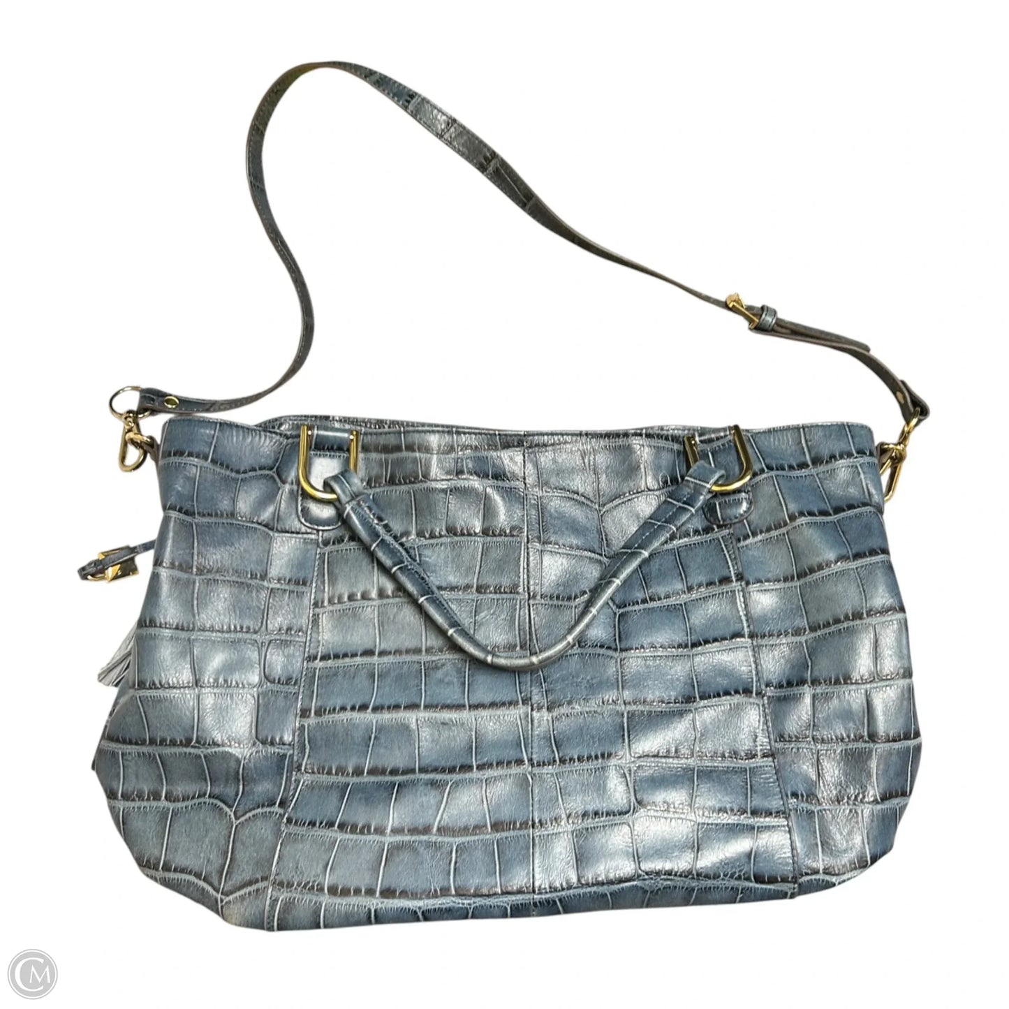 Handbag Leather By Gilli, Size: Large