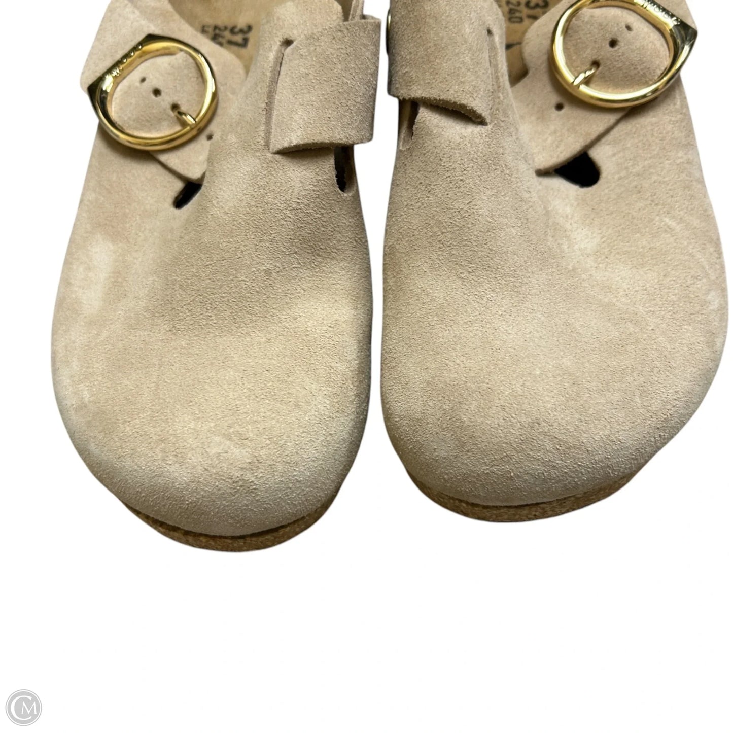 Shoes Heels Wedge By Papillion In Cream, Size: 6