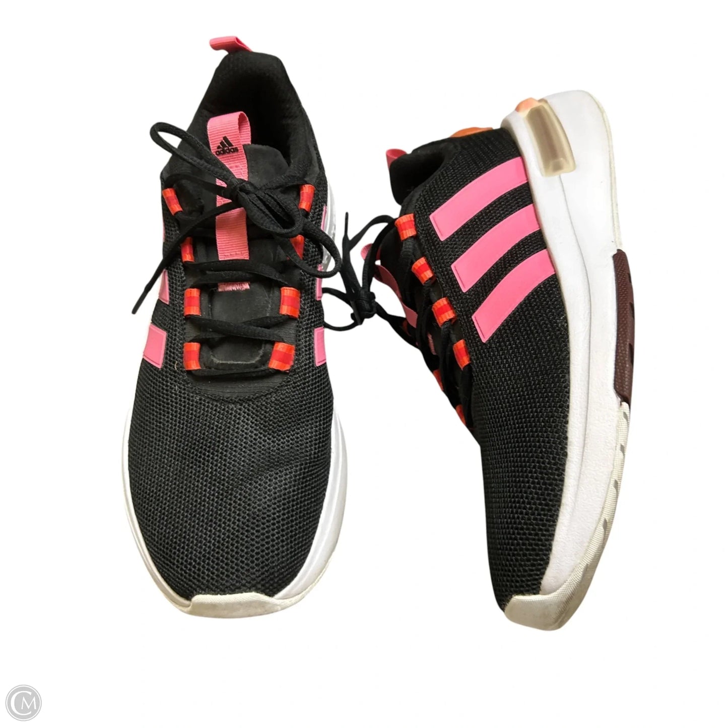Shoes Athletic By Adidas In Black & Pink, Size: 10