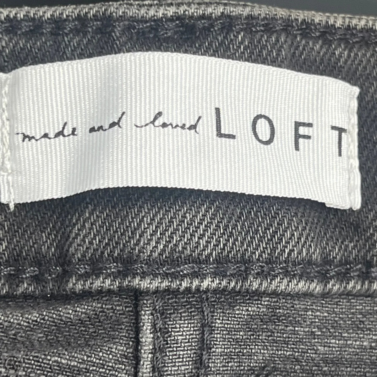 Skirt Maxi By Loft In Black Denim, Size: 14