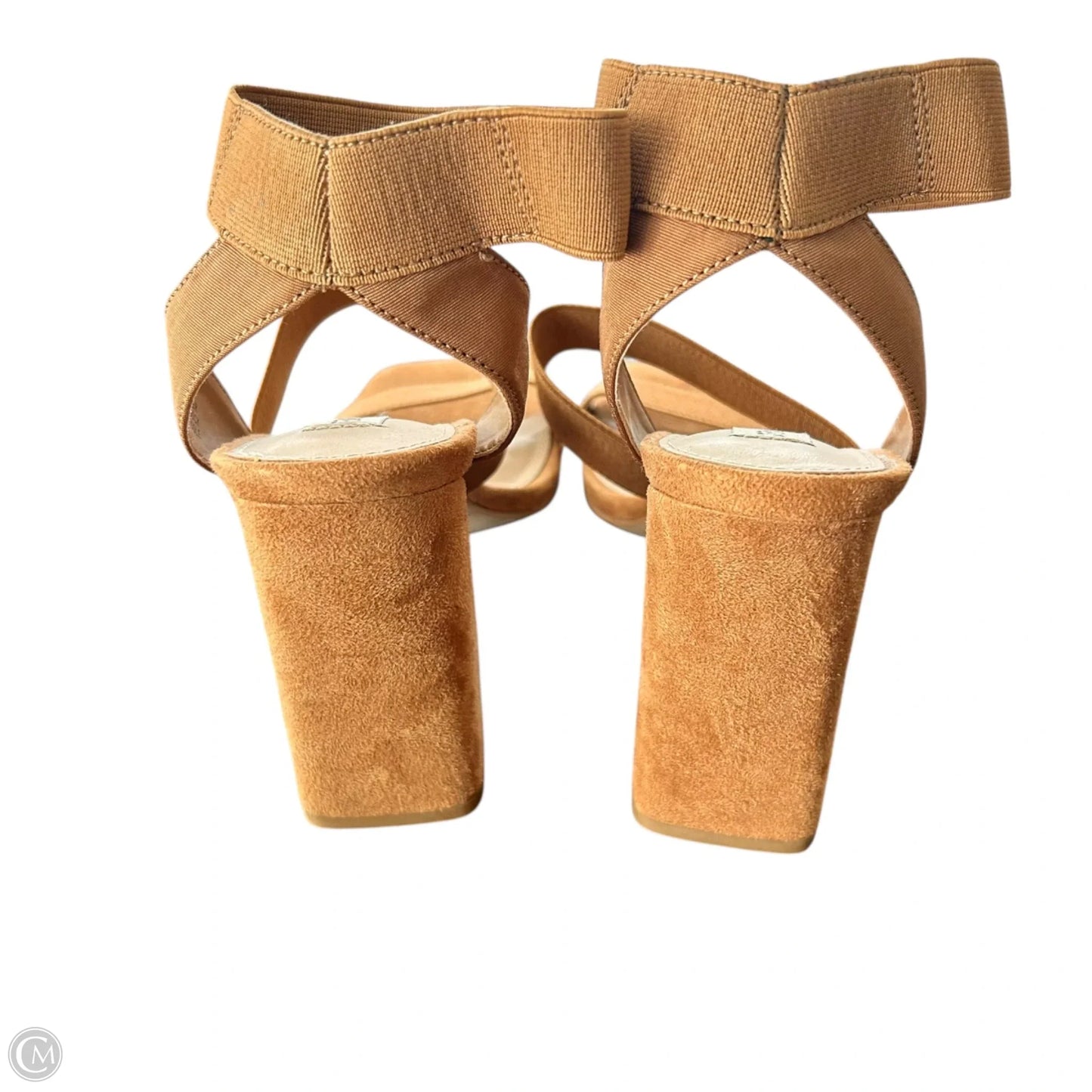 Sandals Heels Block By Steve Madden In Brown, Size: 7.5