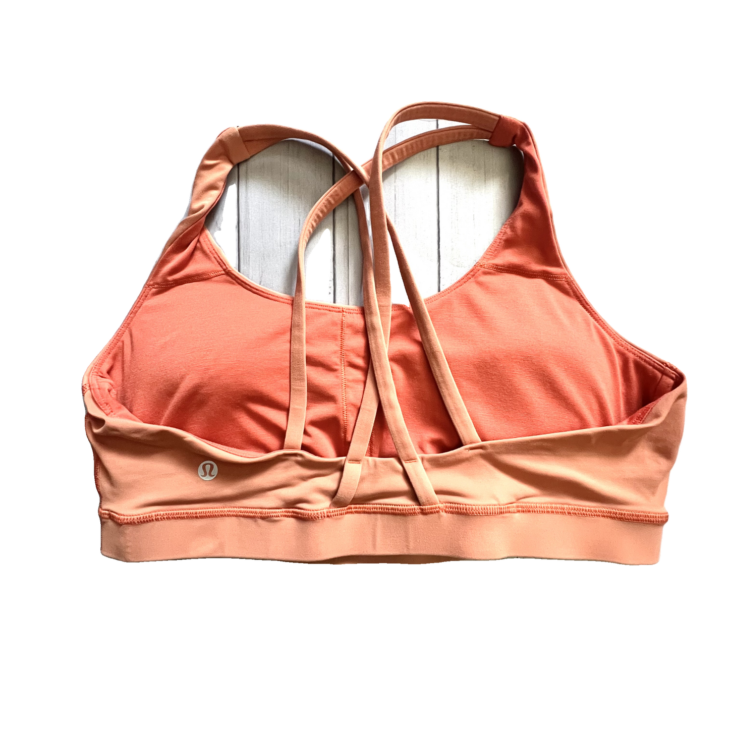 Athletic Bra By Lululemon In Orange, Size: L