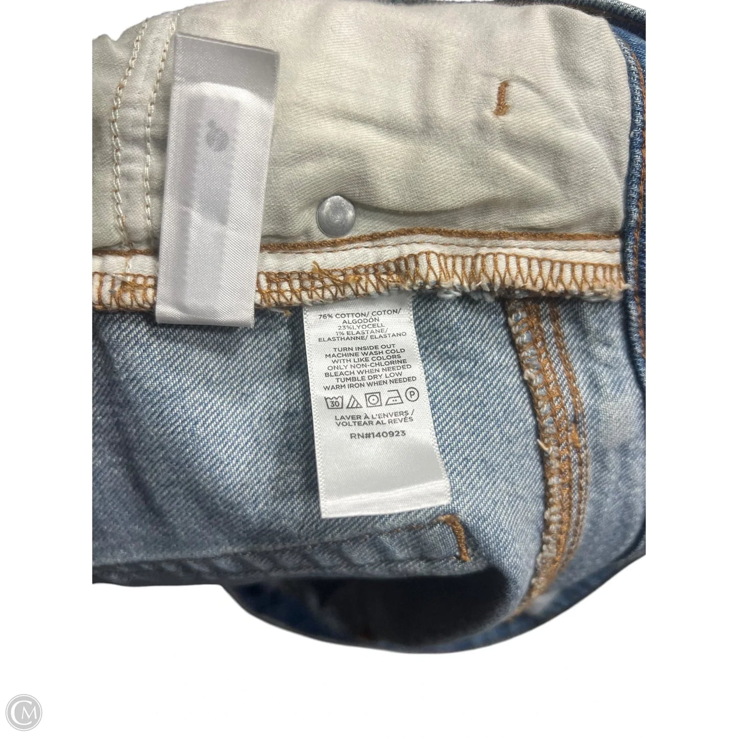 Jeans Wide Leg By Loft In Blue Denim, Size: 6