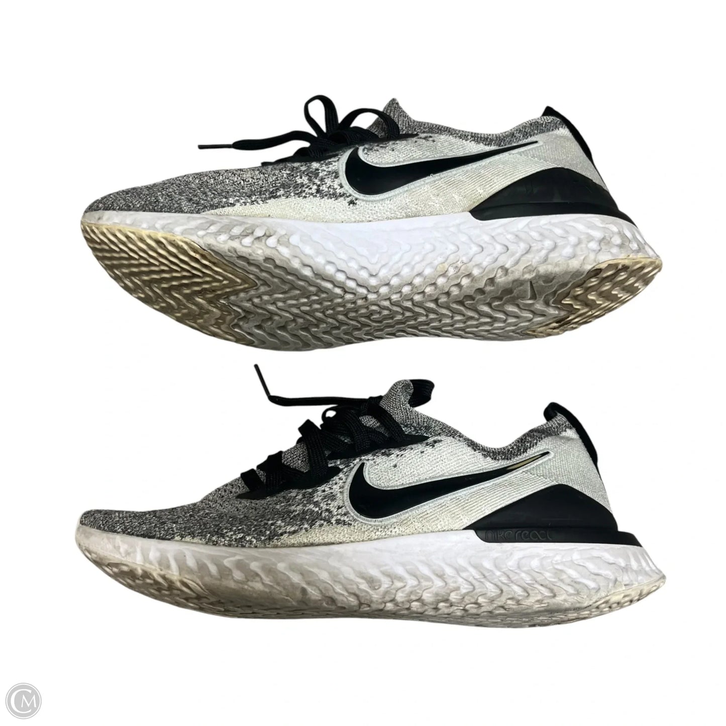 Shoes Athletic By Nike In Black & Grey, Size: 8.5