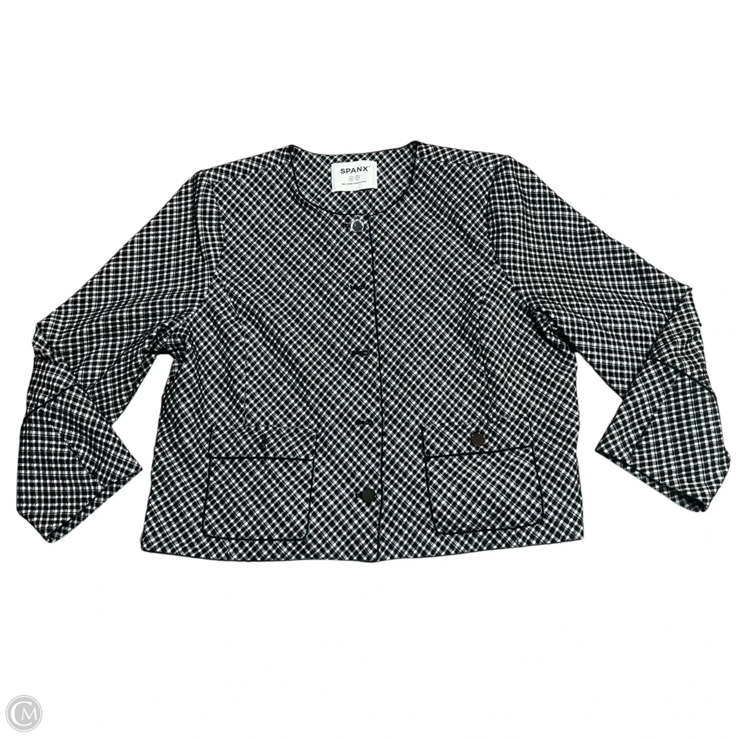 Blazer By Spanx In Black & White, Size: 3x