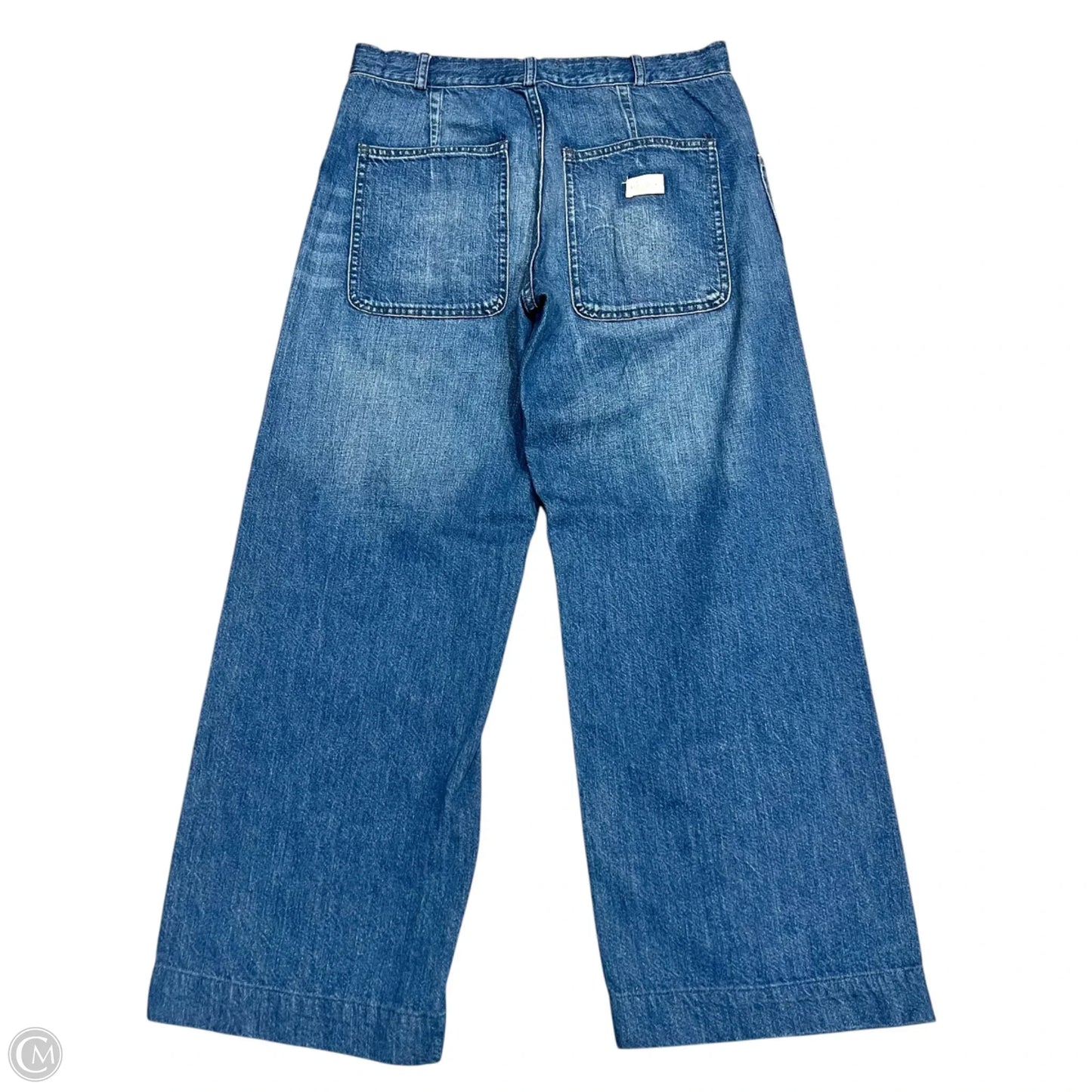 Jeans Wide Leg By Polo Ralph Lauren In Blue Denim, Size: 6