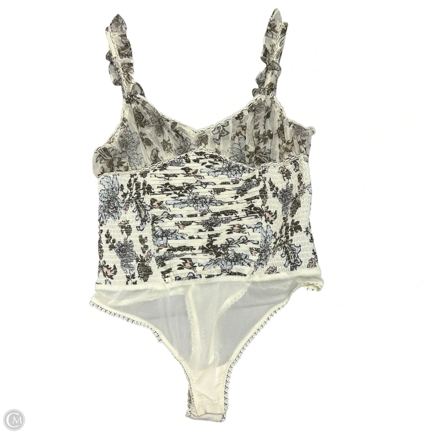 Bodysuit By Free People In Floral Print, Size: M