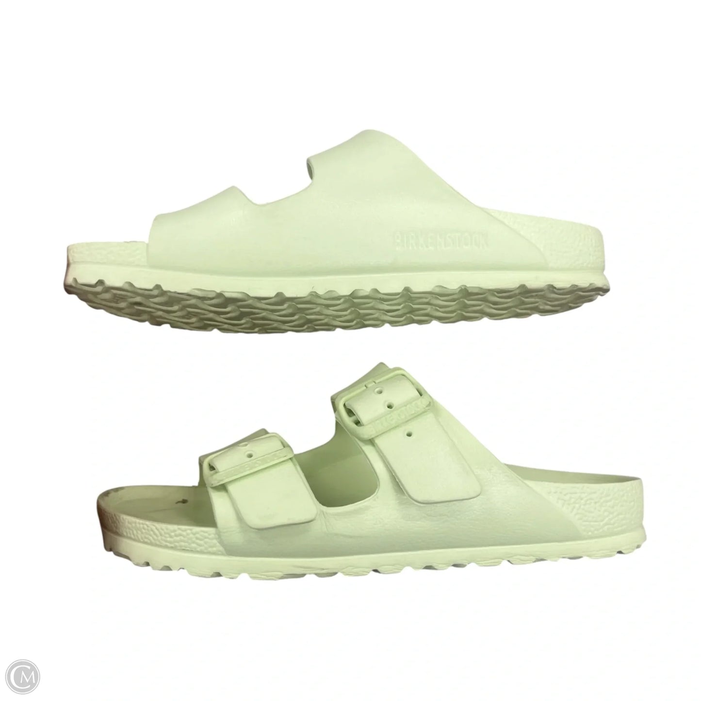 Sandals Flats By Birkenstock In Green, Size: 6