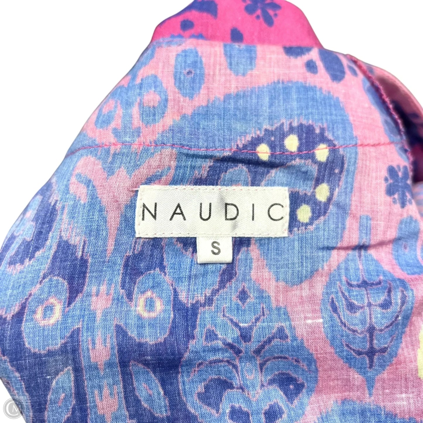 Dress Casual Maxi By Naudic In Blue & Pink, Size: S