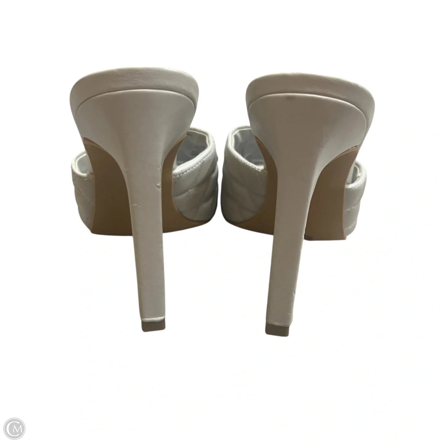 Sandals Designer By Karl Lagerfeld In Grey, Size: 10.5