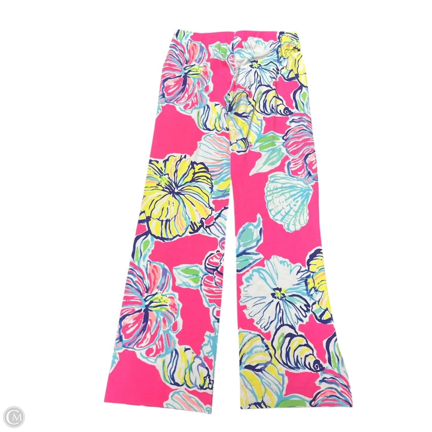 Pants Designer By Lilly Pulitzer In Pink & Yellow, Size: S
