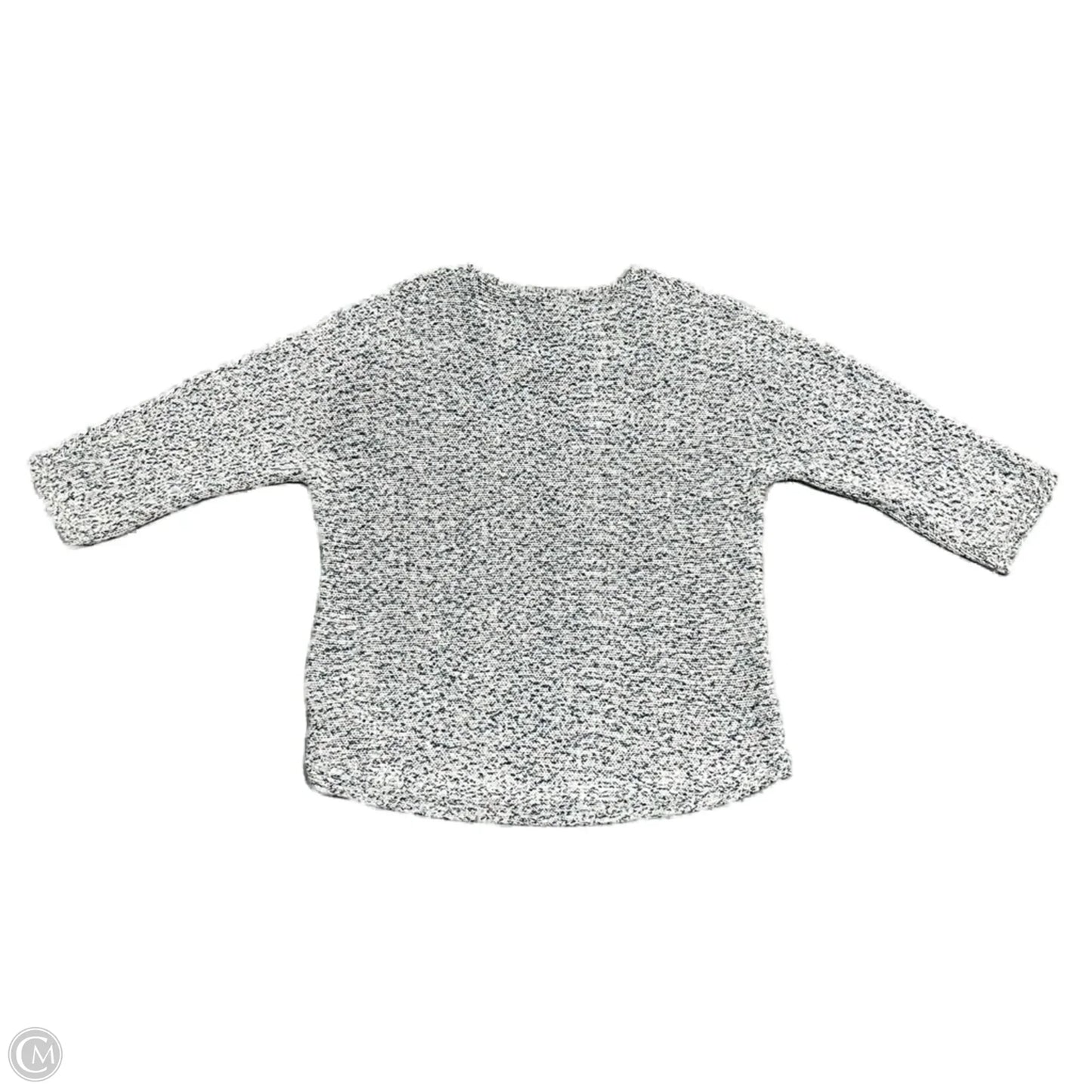 Sweater By Chicos In Green & White, Size: Xs