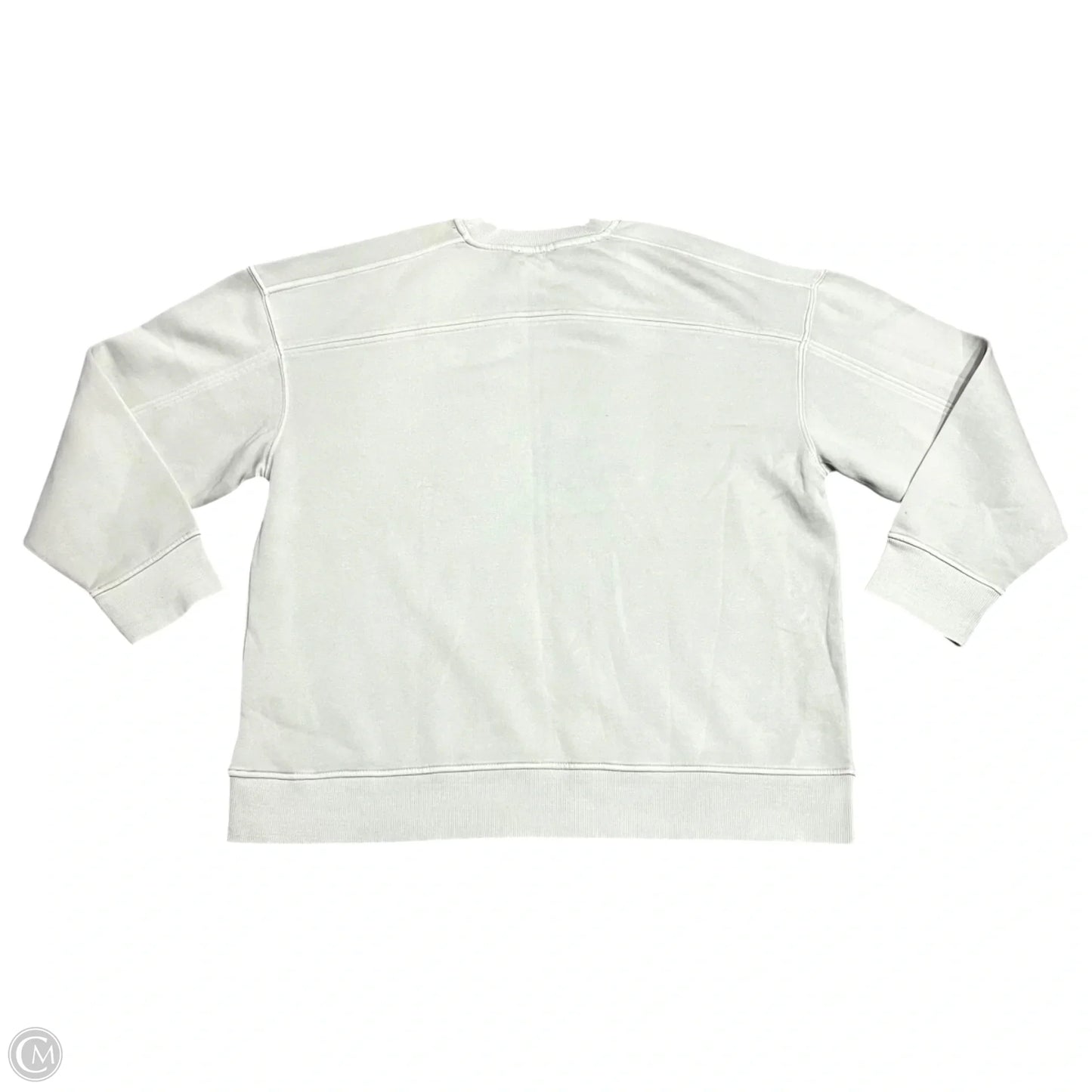 Sweatshirt Crewneck By Zara In Grey, Size: L