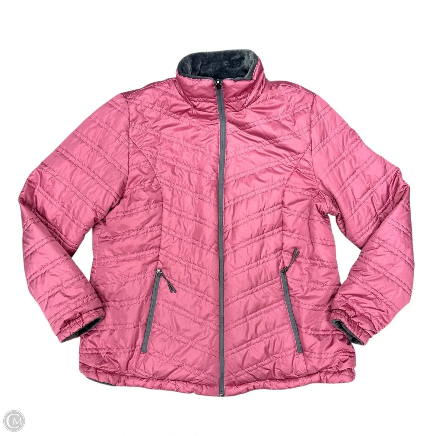 Jacket Reversible Puffer & Quilted By Zero Xposure In Pink, Size: Xl