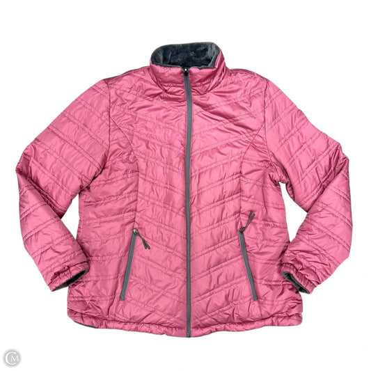 Jacket Reversible Puffer & Quilted By Zero Xposure In Pink, Size: Xl