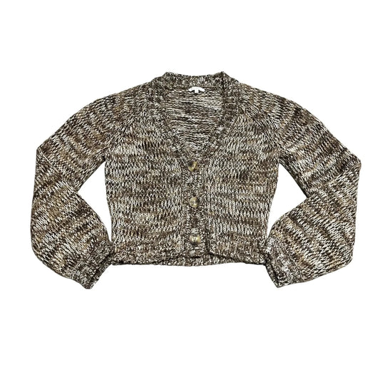 Sweater By Z Supply In Brown & Cream, Size: S