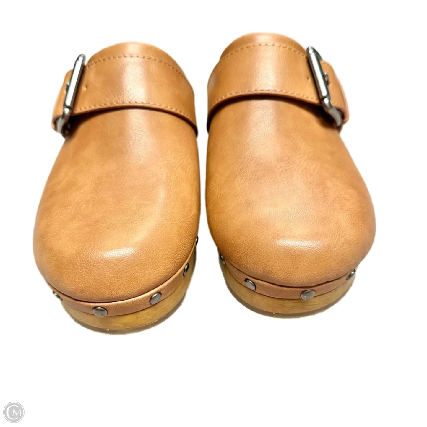 Shoes Heels Block By Universal Thread In Tan, Size: 5.5