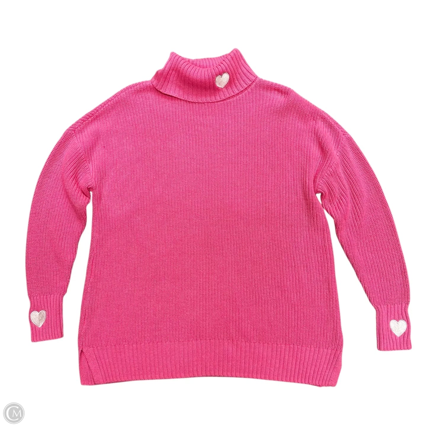 Sweater By Belle By Kim Gravel In Pink, Size: M