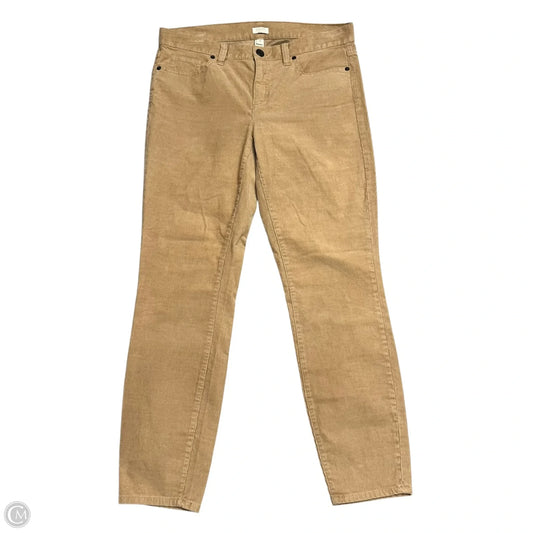 Pants Corduroy By J. Crew In Tan, Size: 8