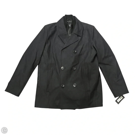 Coat Peacoat By Kenneth Cole In Black, Size: L
