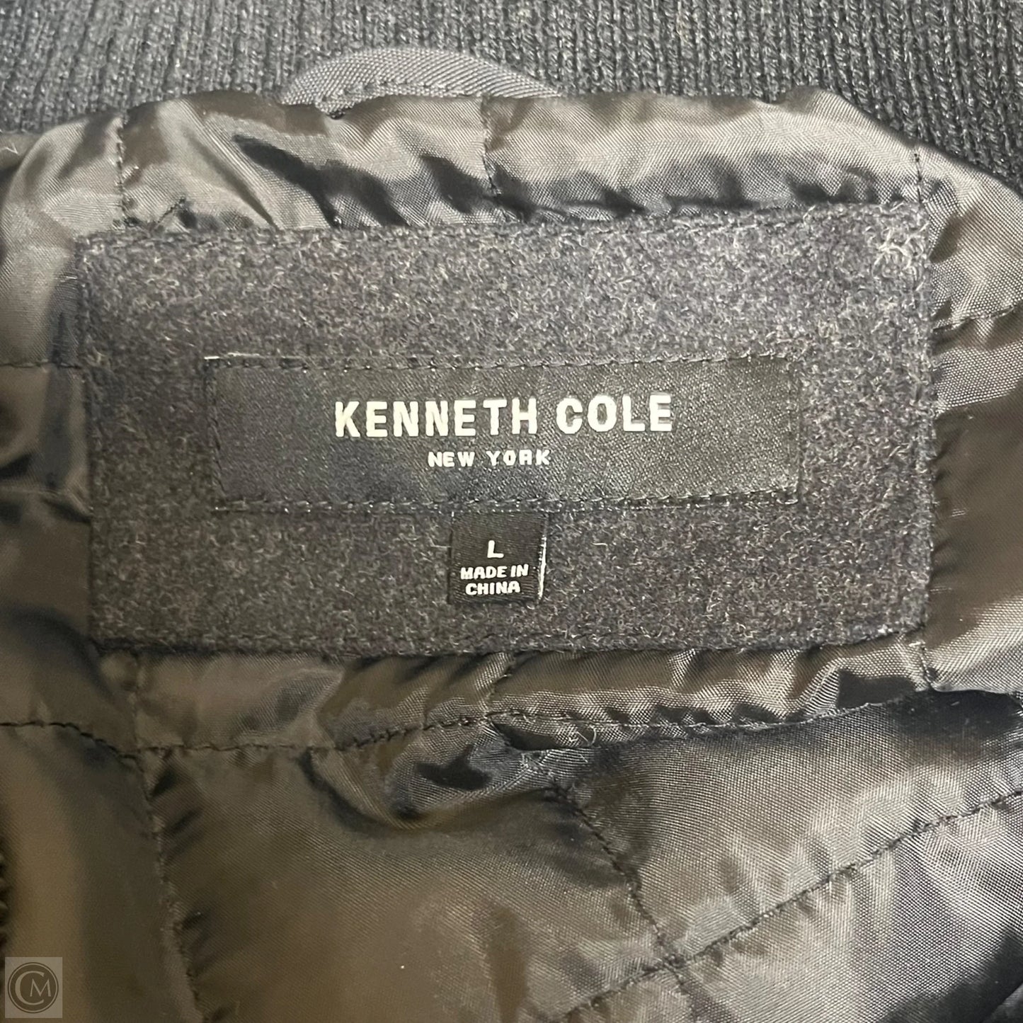 Coat Peacoat By Kenneth Cole In Black, Size: L