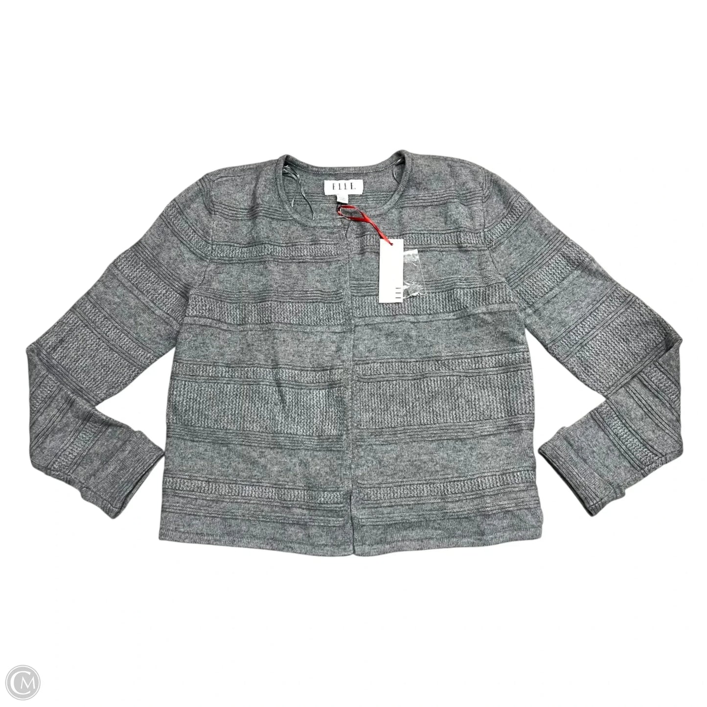 Cardigan By Elle In Grey, Size: S