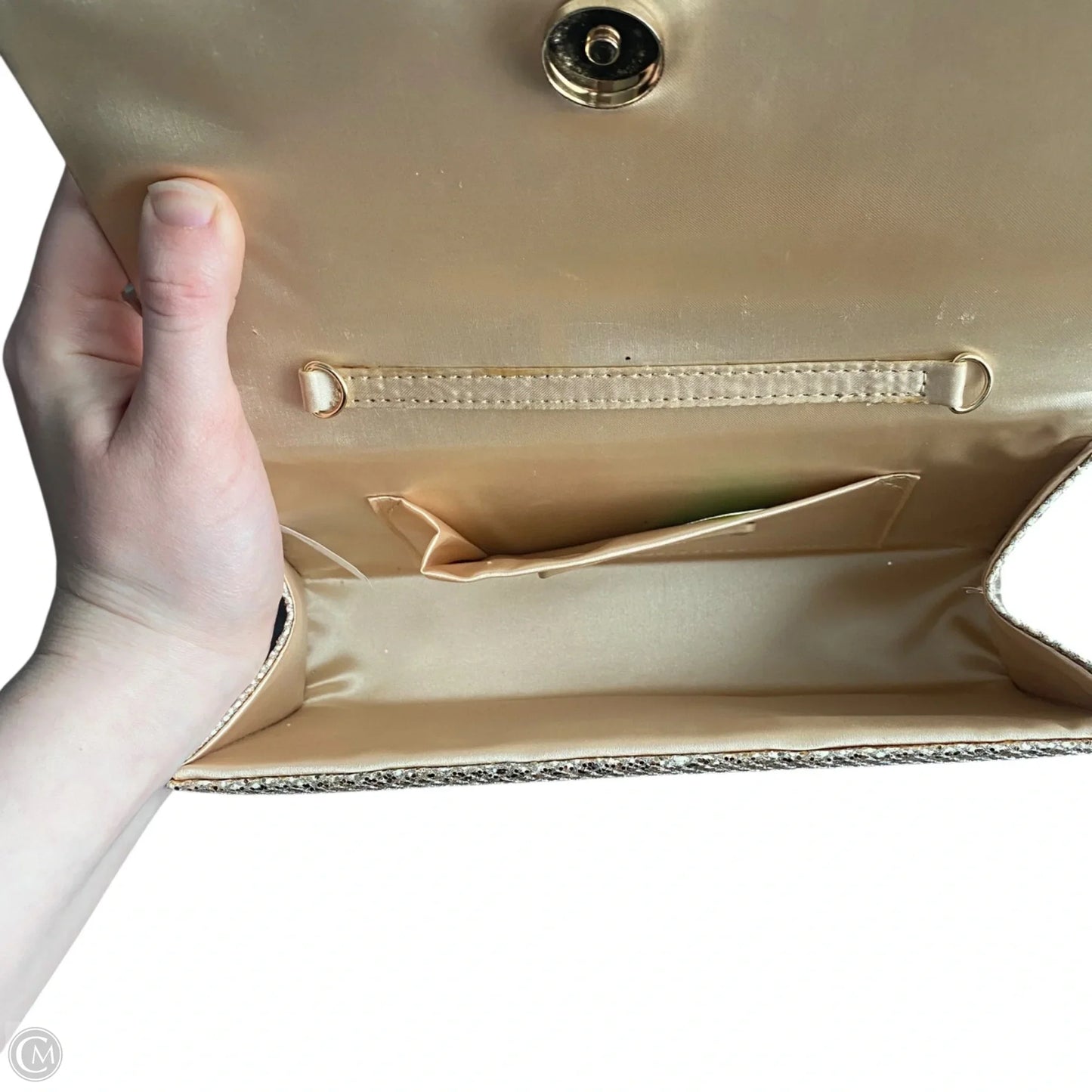 Clutch By Badgley Mischka, Size: Medium