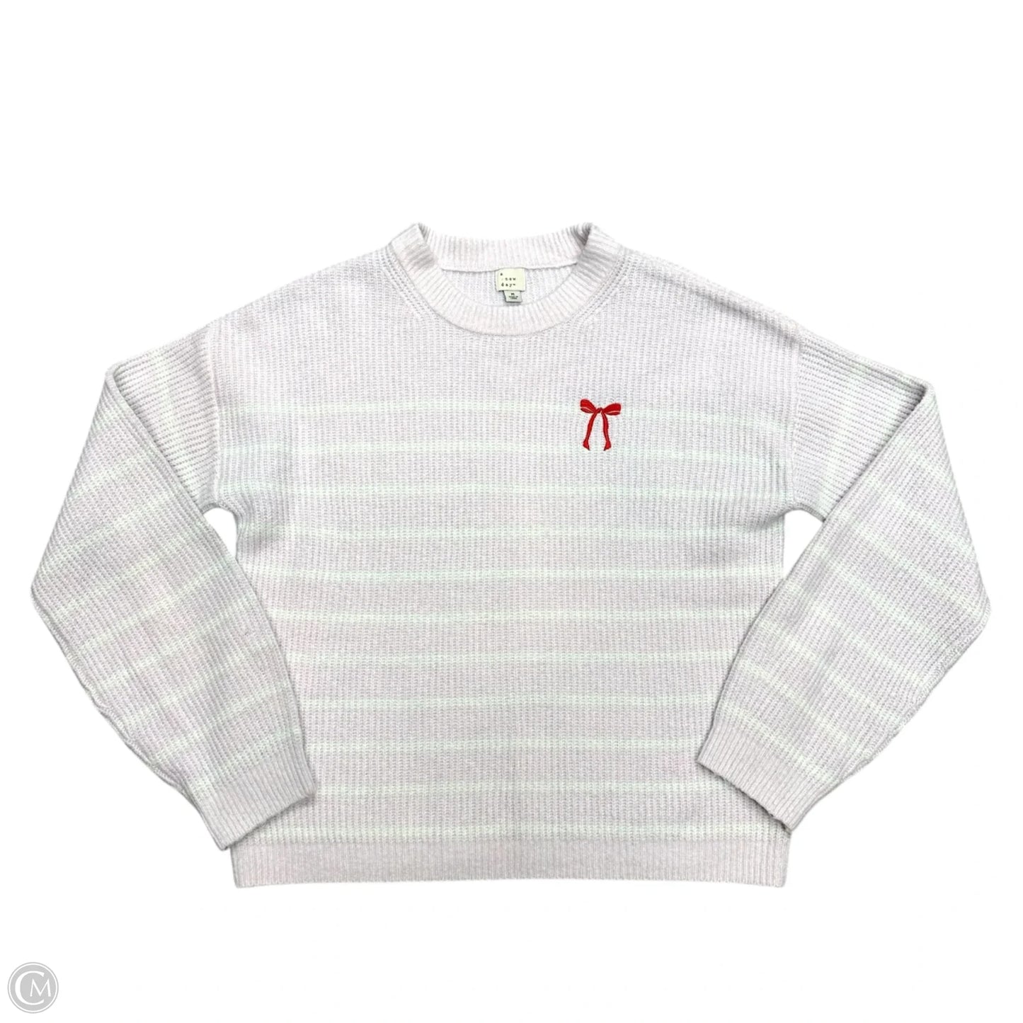 Sweater By A New Day In Pink & White, Size: M