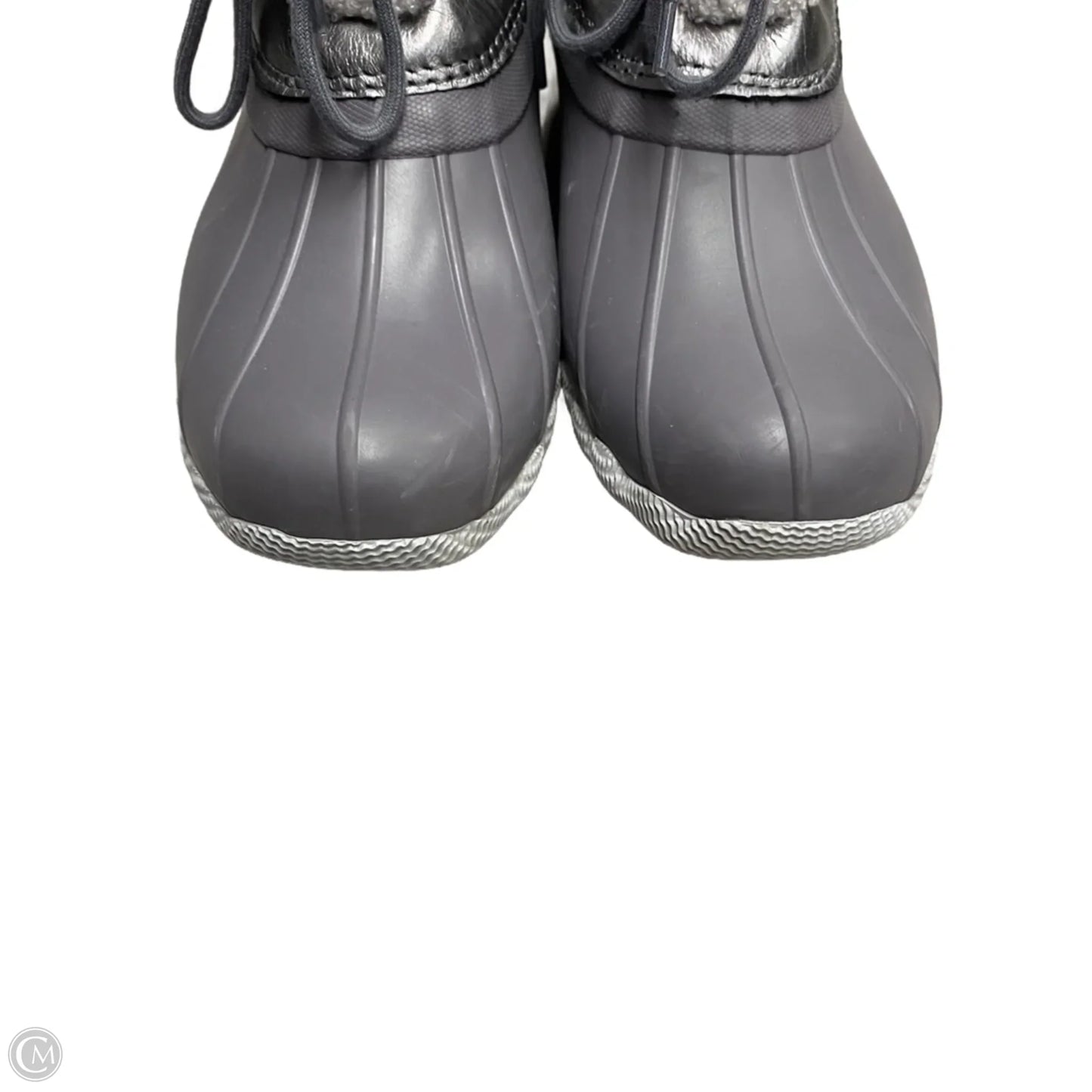 Boots Rain By Sperry In Grey & Silver, Size: 8