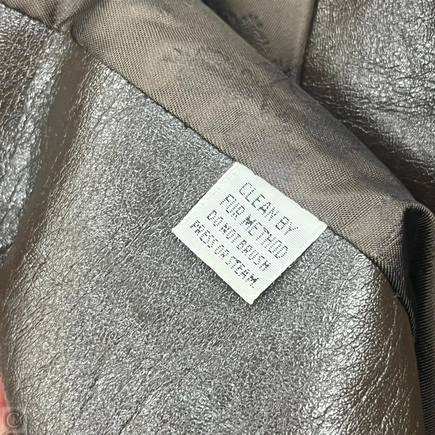 Coat Faux Fur & Sherpa By Hillmoor In Black & Brown, Size: L