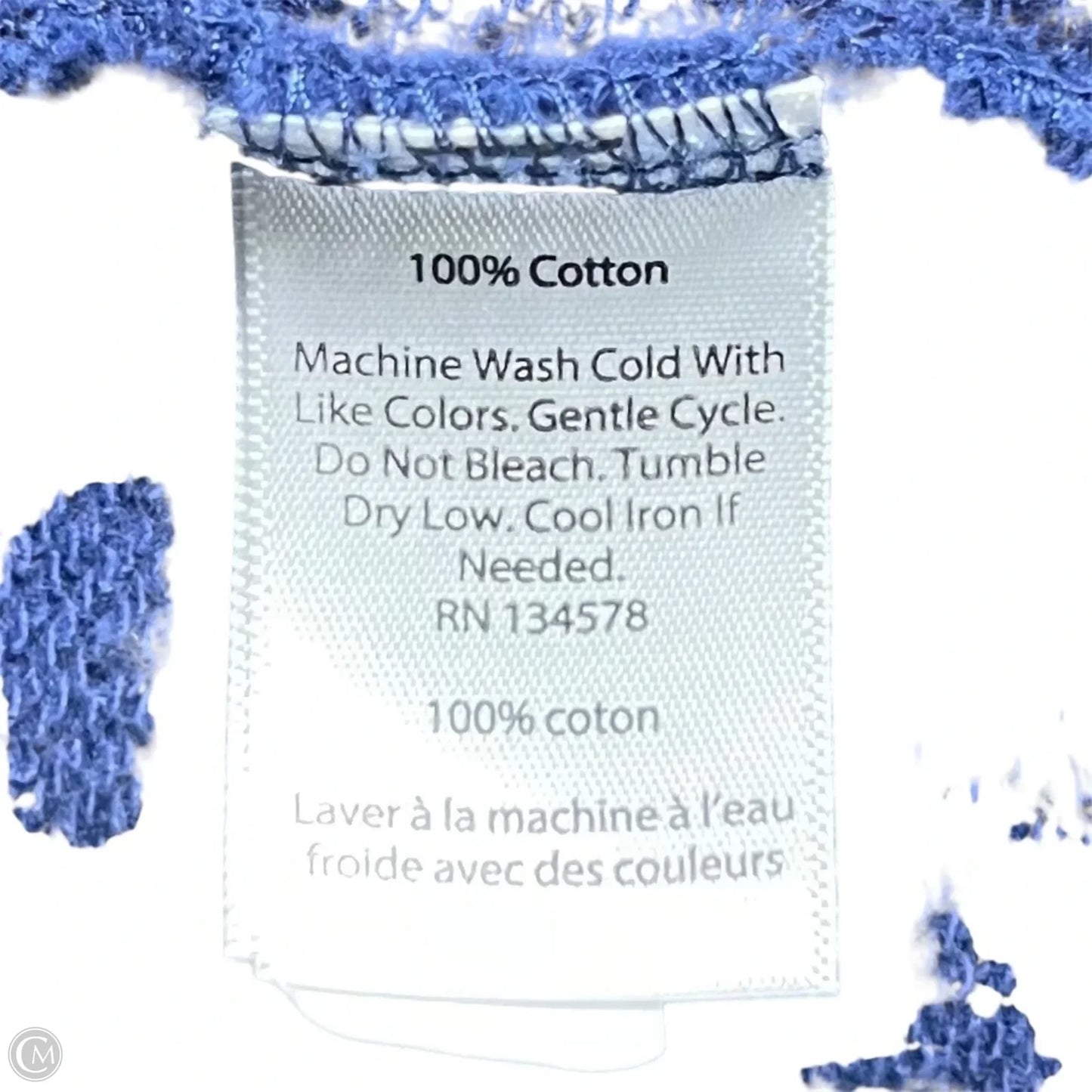 Sweatshirt Collar By Vineyard Vines In Blue, Size: M