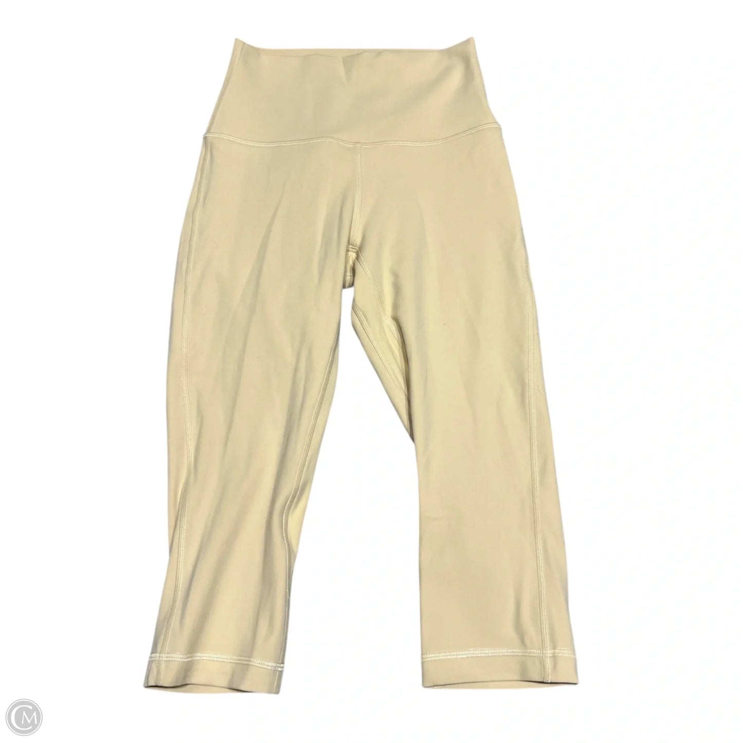 Athletic Leggings Capris By Lululemon In Beige, Size: 4