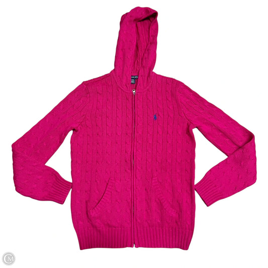 Sweatshirt Hoodie By Ralph Lauren In Pink, Size: L