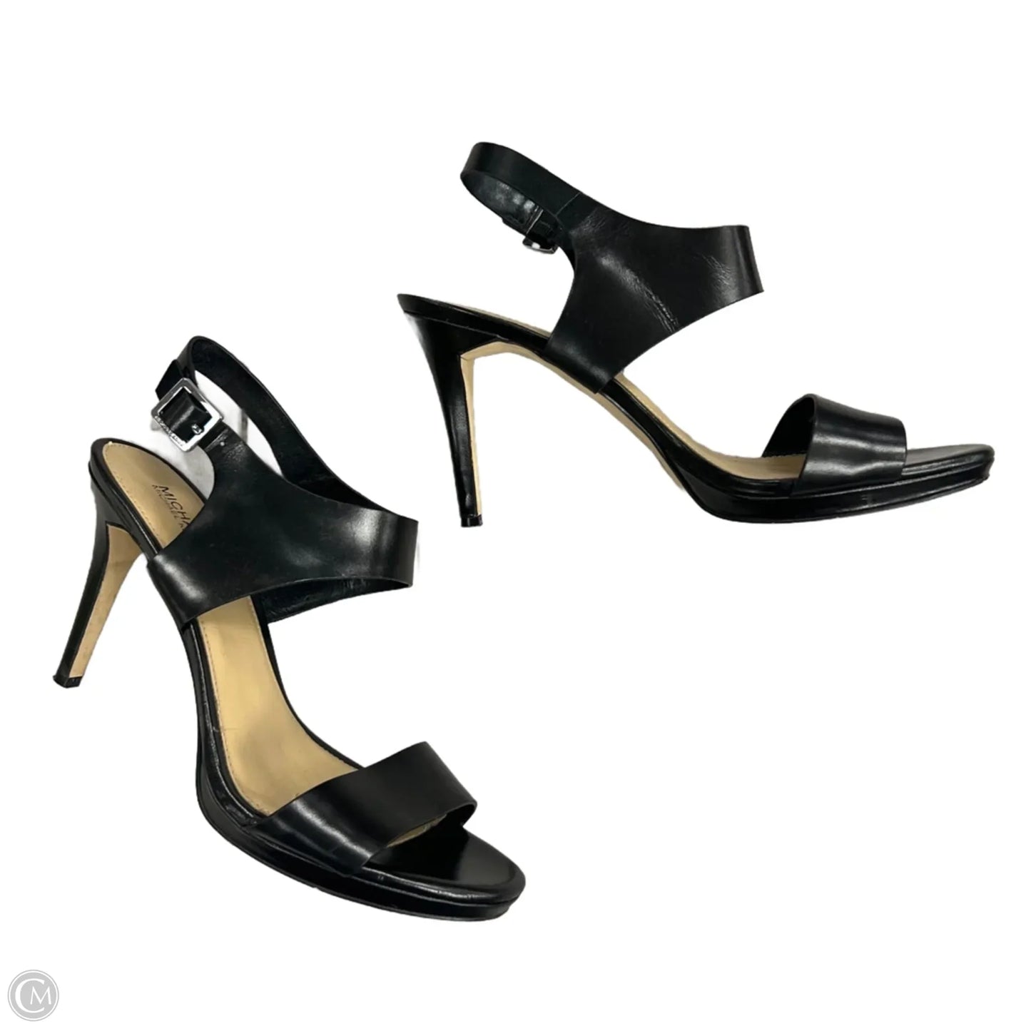 Sandals Heels Stiletto By Michael By Michael Kors In Black, Size: 9