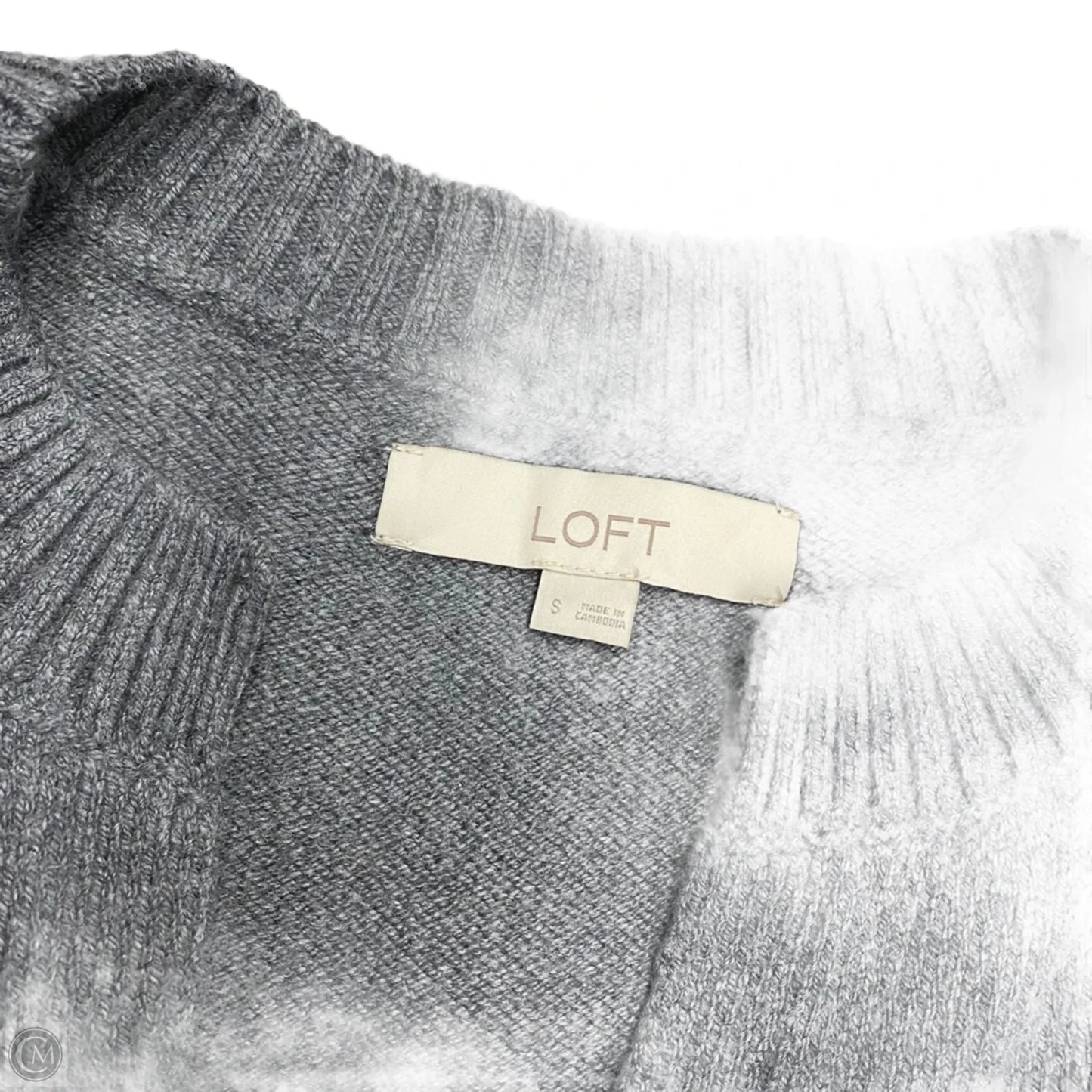 Sweater By Loft In Grey, Size: S