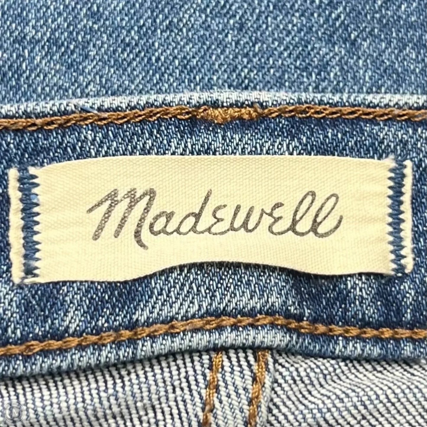 Jeans Straight By Madewell In Blue Denim, Size: 2
