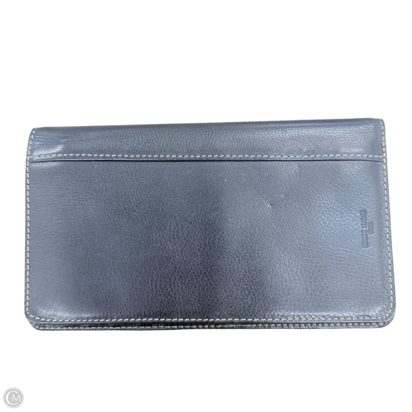 Wallet Leather By Fossil, Size: Large