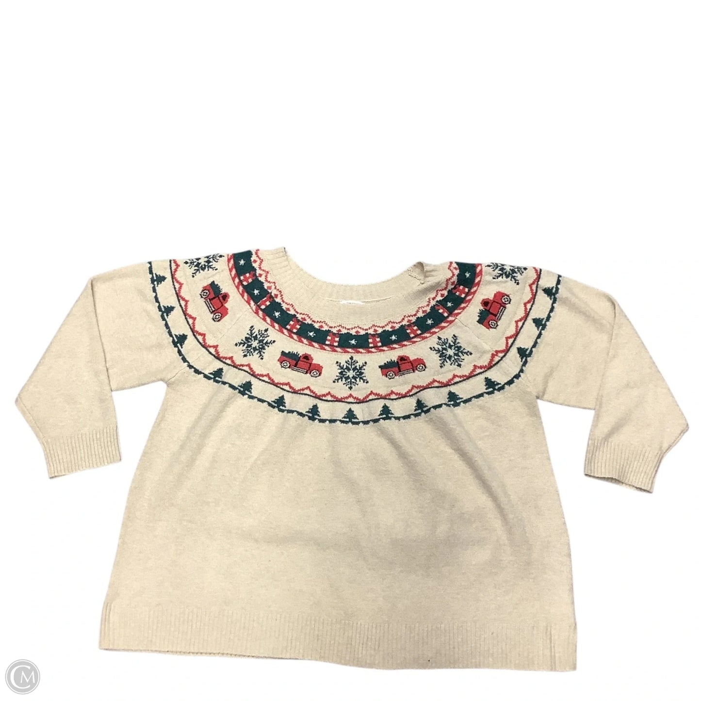 Sweater By Maurices In Beige, Size: 4x