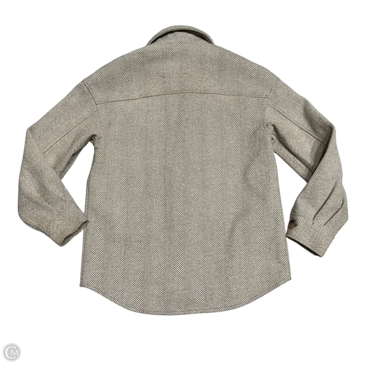Jacket Other By Avec Les Filles In Brown & Cream, Size: S
