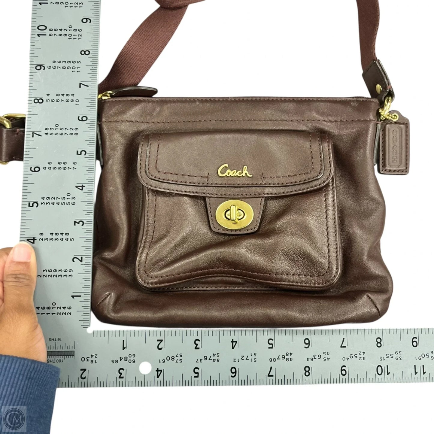 Crossbody Designer By Coach, Size: Small