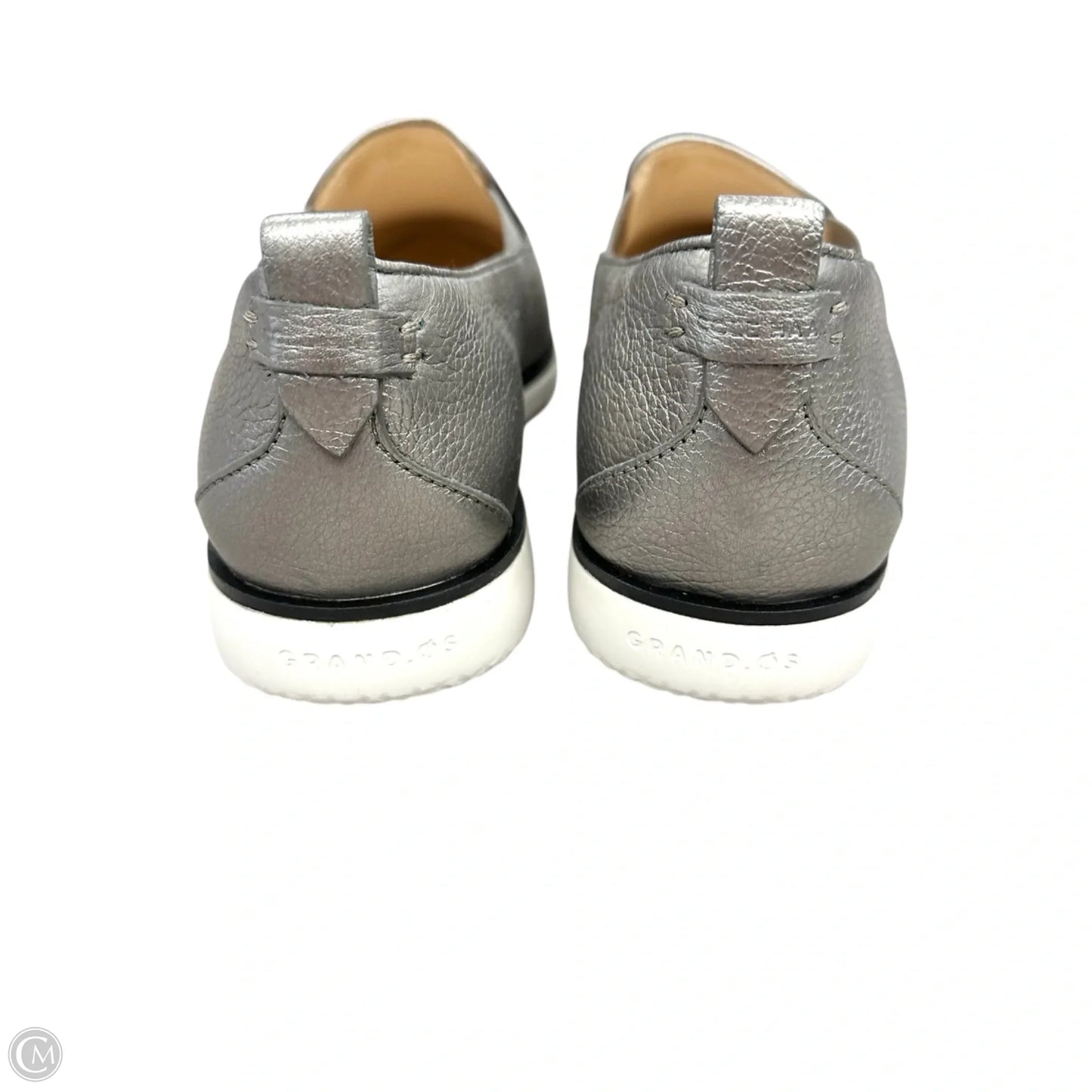 Shoes Flats By Cole-haan In Grey & White, Size: 7