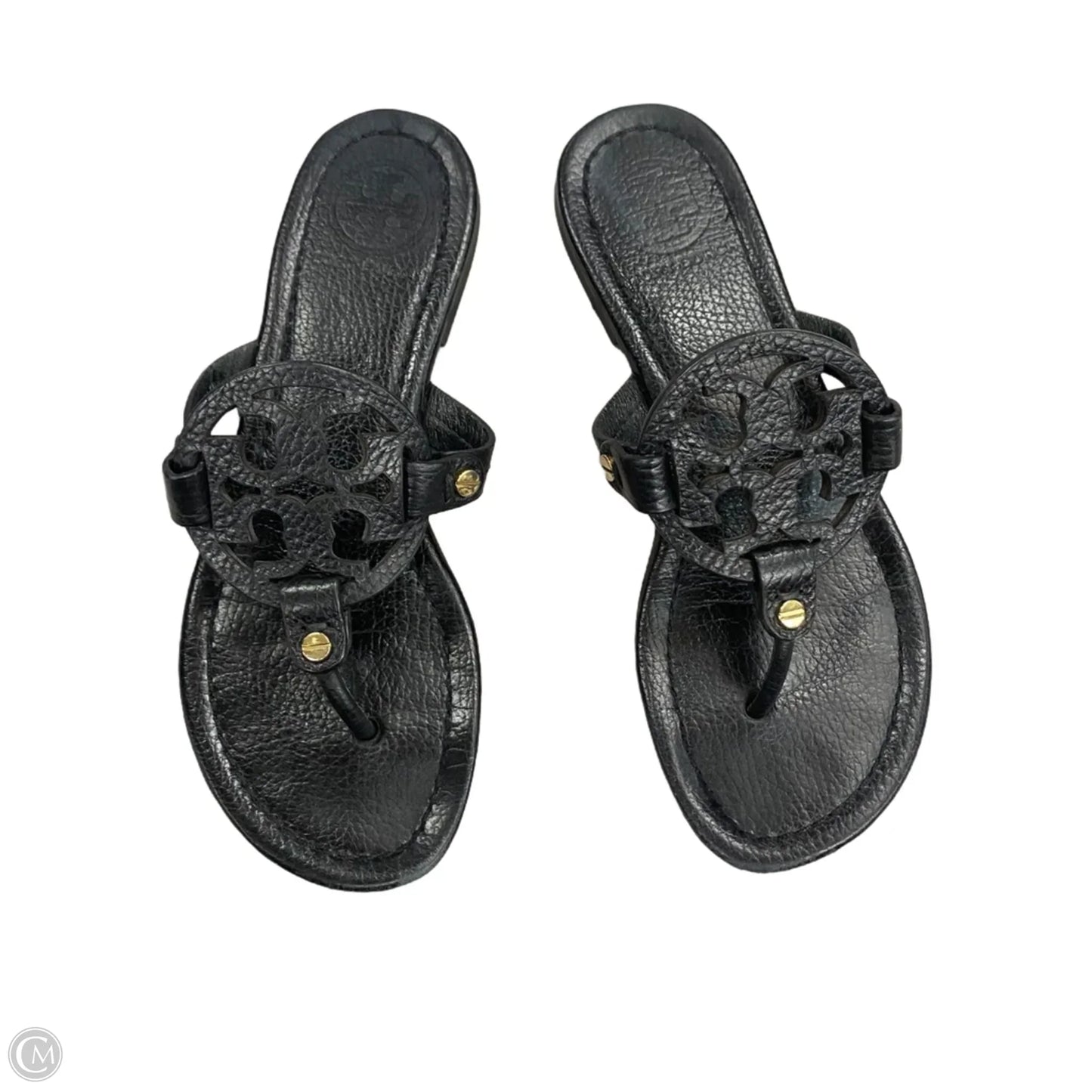 Sandals Designer By Tory Burch In Black, Size: 5.5