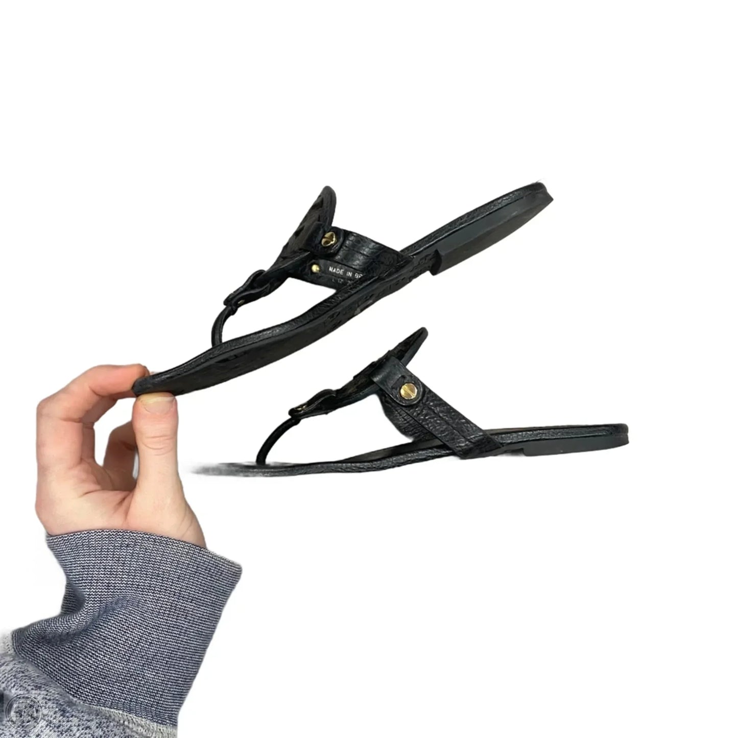 Sandals Designer By Tory Burch In Black, Size: 5.5