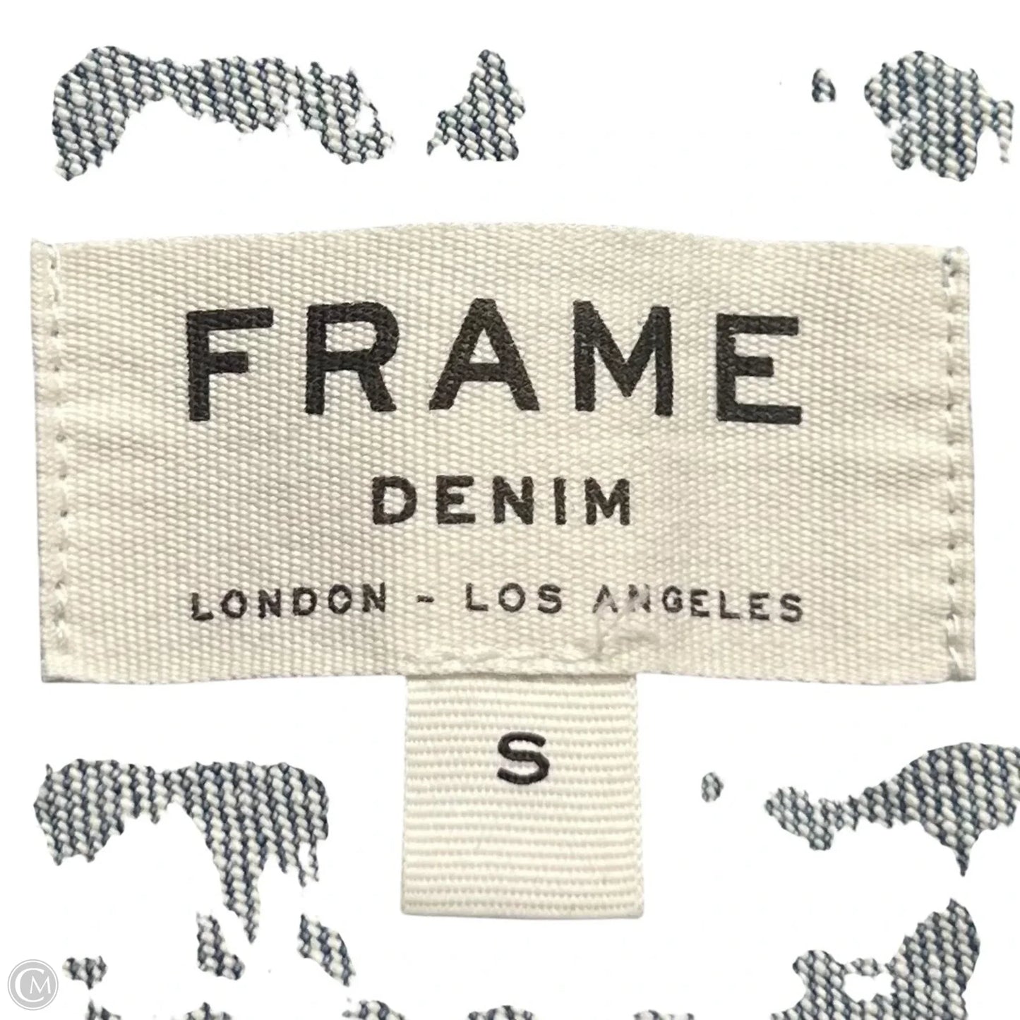 Overalls By Frame In Blue Denim, Size: S