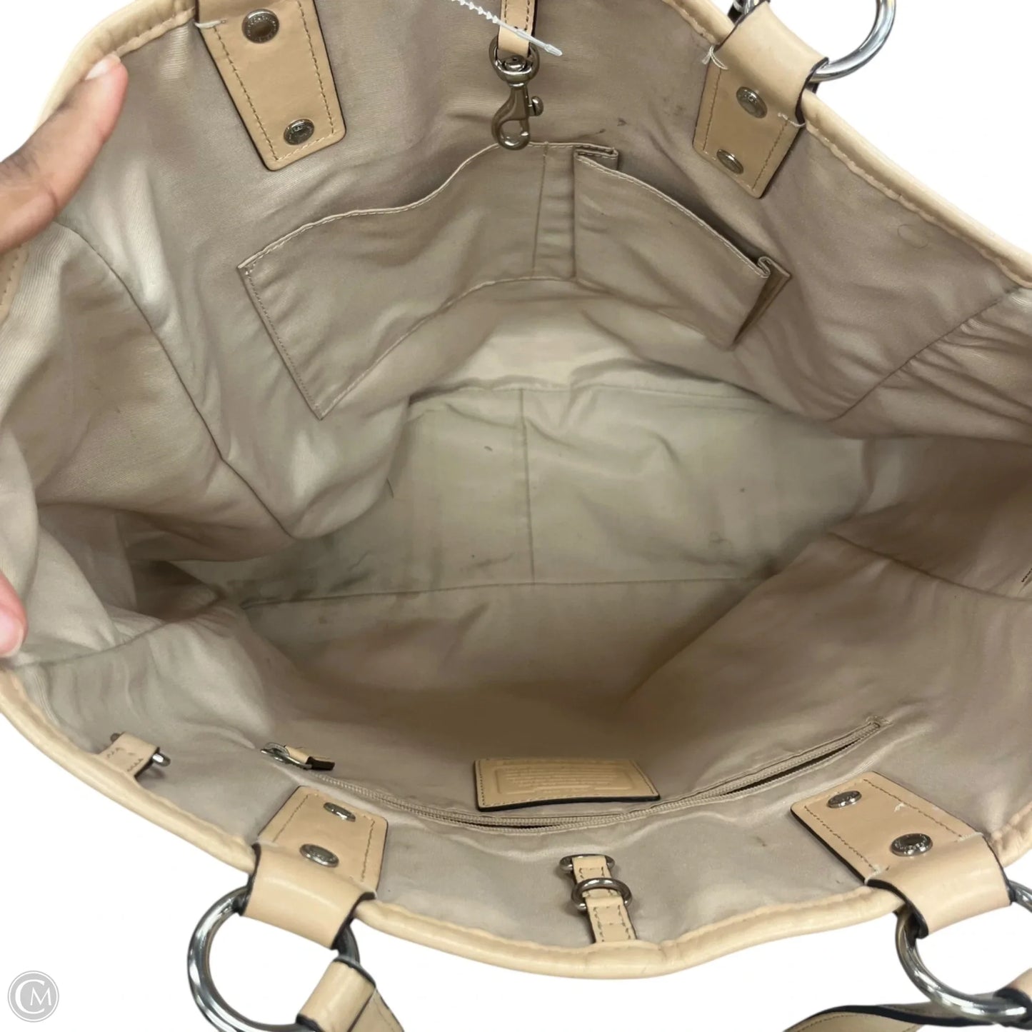 Tote Designer By Coach, Size: Large