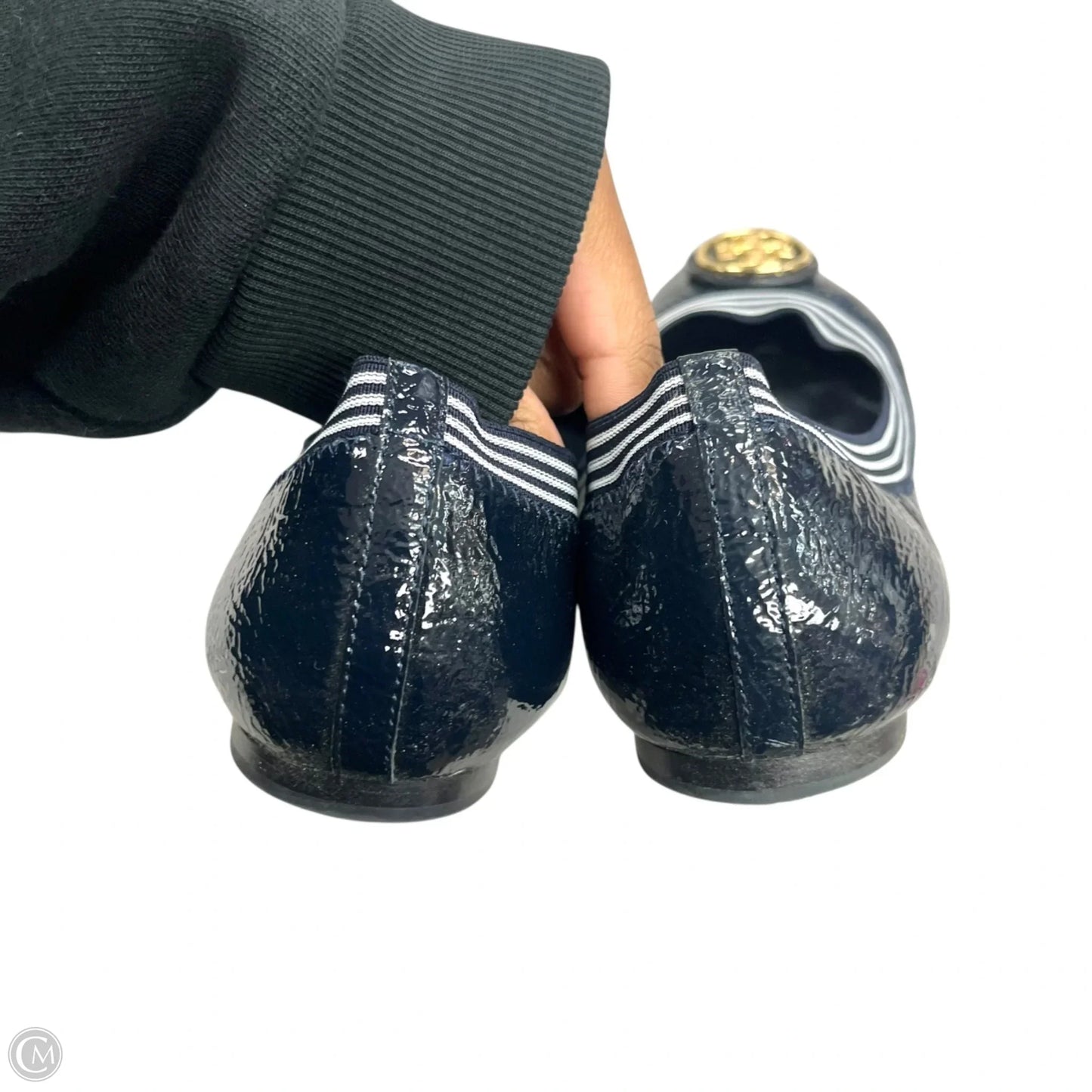 Shoes Designer By Tory Burch In Navy, Size: 10